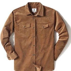Mocotono Men’s Corduroy Button Down